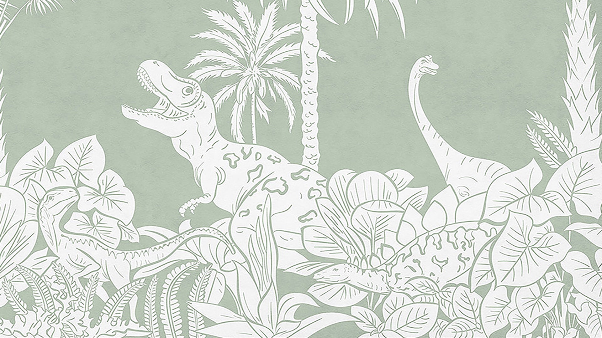 Prehistoric creatures wallpaper for Kids' Room Wallpaper-sample