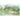 Wallpaper featuring a serene forest with tall green trees, a winding stream, swans, egrets, grazing deer and water lilies.
