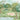Soft green wallpaper featuring decorated cows, peacocks with open feathers, egrets in a lotus pond, and trees with pink-orange blooms.
