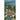 Wallpaper featuring Lord Krishna and Radha dancing with gopis beneath the moon, amid cows, lotus blooms, greenery, and distant hills.