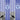 Guardian-of-Moon:Abstract Blue Striped Artwork With Stylized Faces and Cat Silhouettes, Optical Illusion Pattern