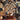 Silent-Passage:Abstract Geometric Mosaic Painting With Neutral Tones, Arches and Circular Patterns in Mid-Century Style