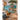 Whimsical nautical mural featuring a coastal treehouse and cartoon cats, styled in a children’s bedroom with a rattan bed and seaside decor.