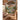 Whimsical wall mural in a living room featuring a fairytale treehouse, a winding stone pathway, and a garden filled with blooming flowers.