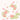 Soft pink and white striped wallpaper with lotus flowers, green leaves, and butterflies creates a whimsical, airy pattern.