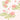 Pink lotus blooms and broad green leaves surround a small butterfly, set against striped pink-and-white wallpaper with floral accents.